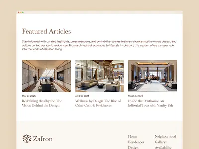 Zafron — Luxury RealEstate Website architectural architectural firms architecture brokers clean developers framer luxury luxury website minimal modern professional property real estate real estate agencies real estate website realtor ui ux website