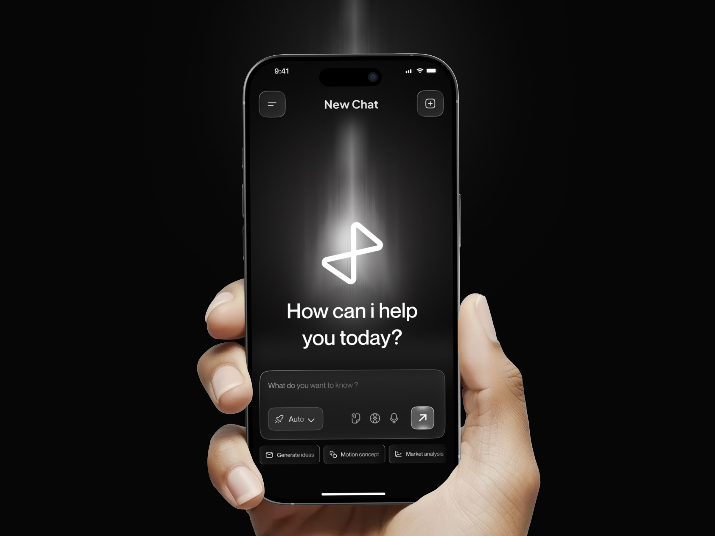 AI ChatBot Mobile App Design