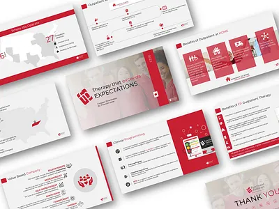 Healthcare Slide Deck animation designing graphic design healthcare morph powerpoint presentation presentation design slide deck slides transitions