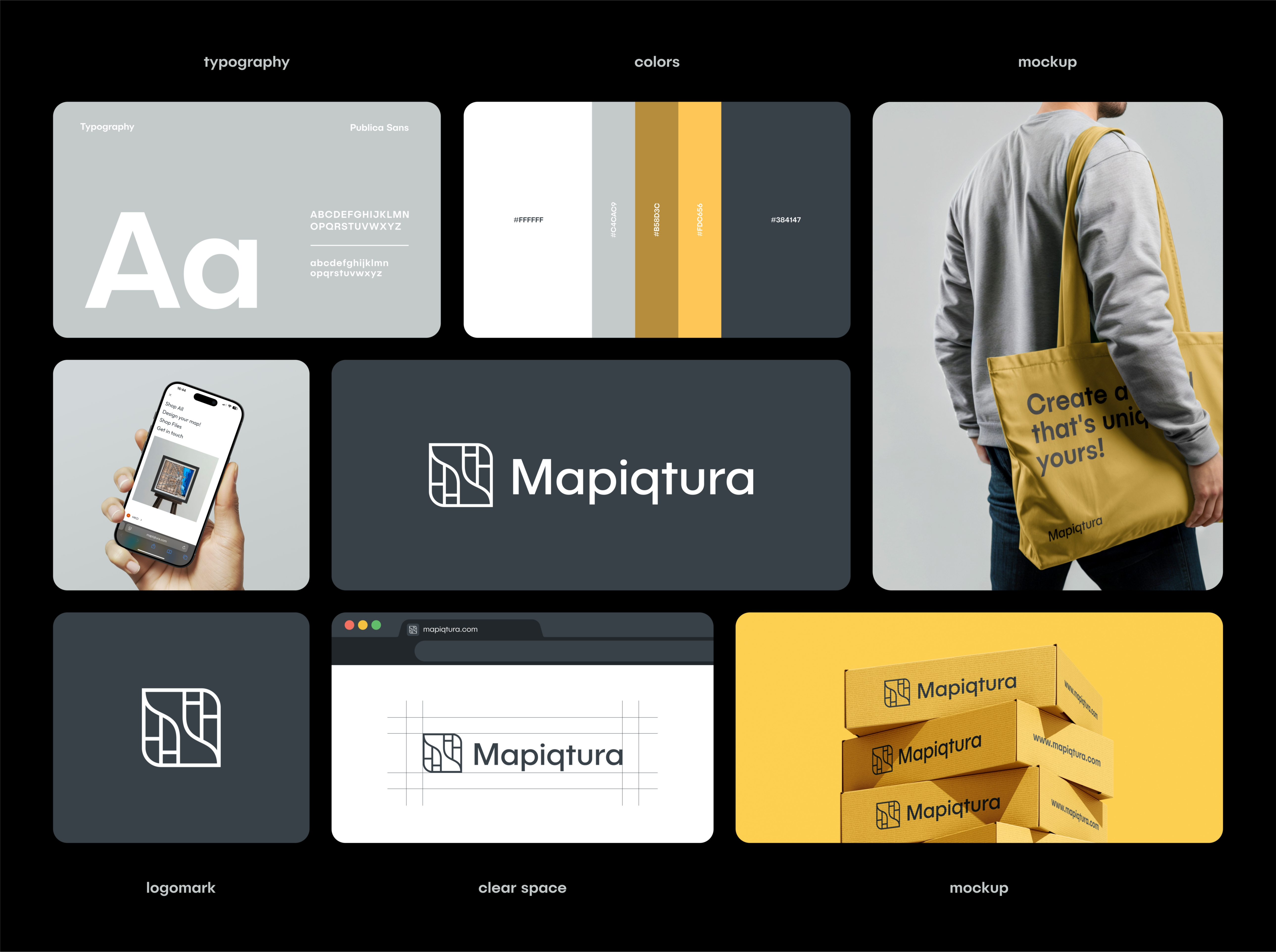Mapiqtura Logo + Brand Style Guide
