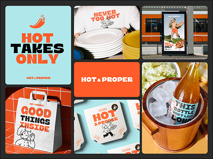 Hot & Proper — Pizzeria Brand Identity