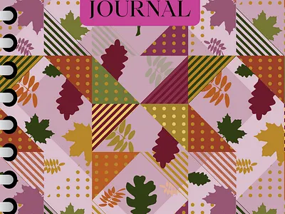 daily journal cover design(fall edition) branding cover daily design diar fall graphic design illustration journal notebook typography