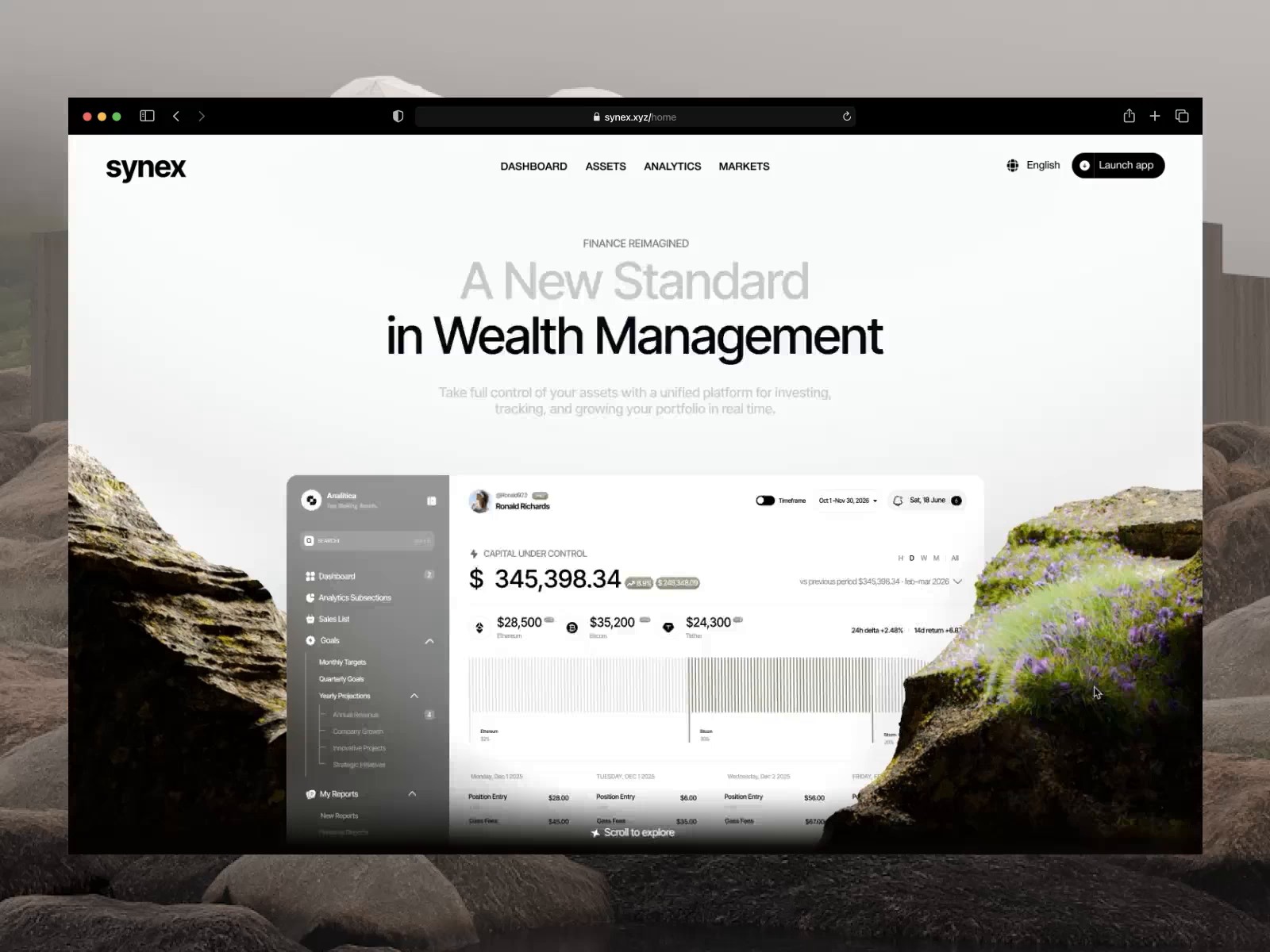Synex - AI Fintech Website