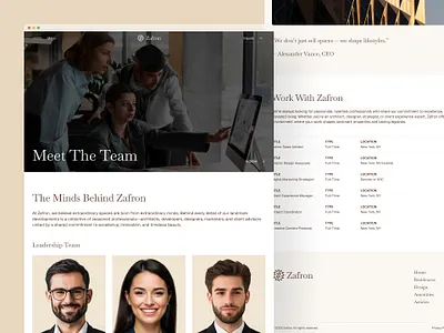 Zafron — Luxury RealEstate Website architectural architectural firms architecture brokers clean developers framer luxury luxury website minimal modern professional property real estate real estate agencies real estate website realtor ui ux website