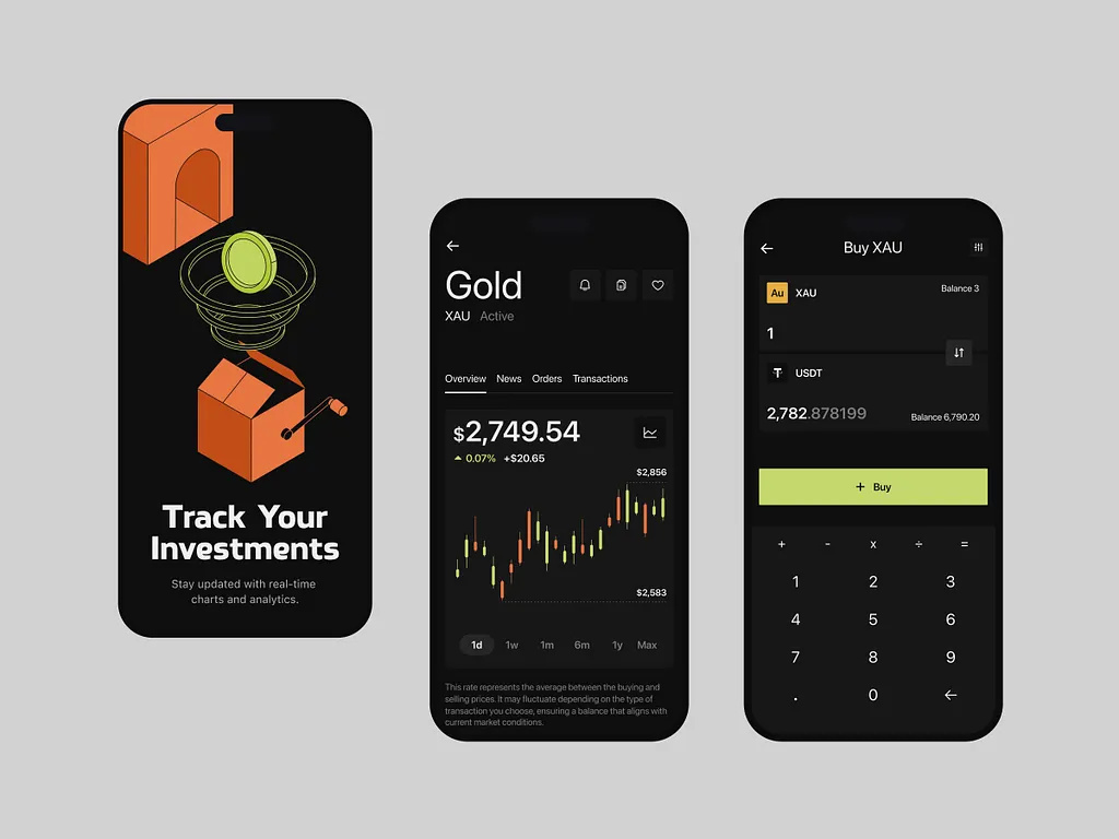 Example of Fintech & Crypto App Design
