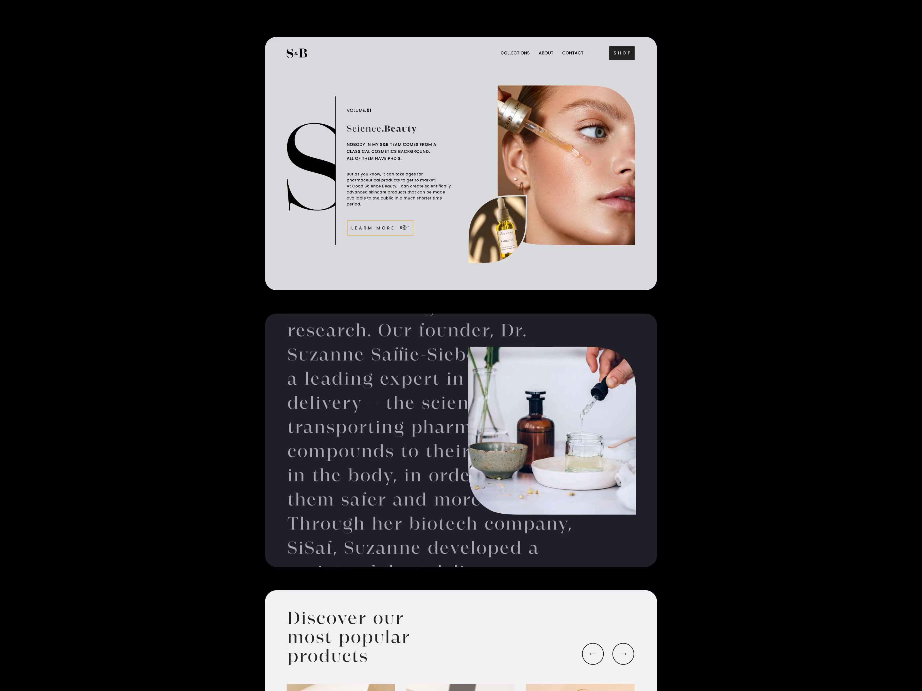 S&B  skincare E-commerce