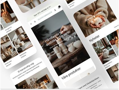 Gledefabrikken - Brand Identity & E-commerce Launch
