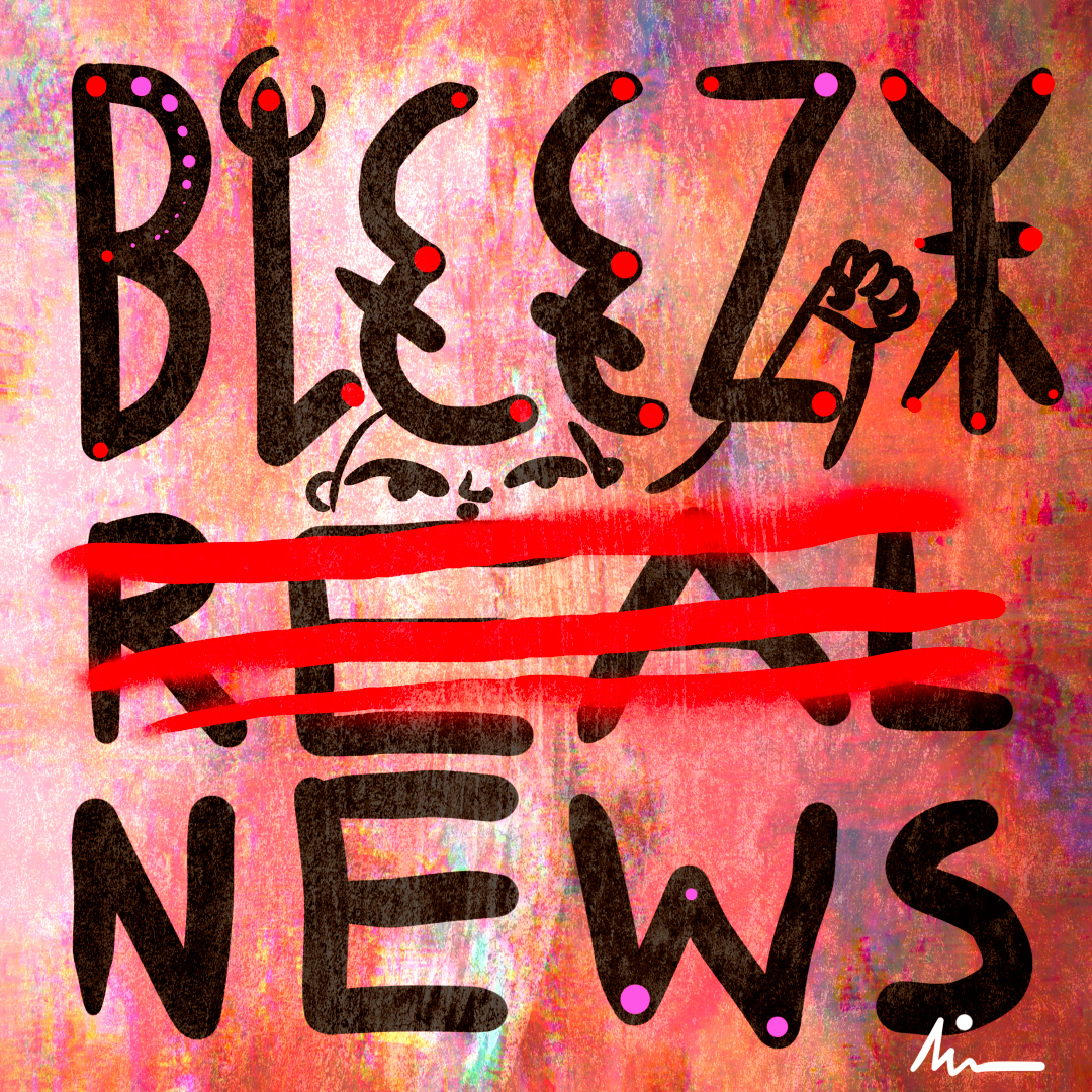 "Real News" abstract art branding brut color pencil cover design draw dream fake news graffiti illustration logo music news noia pop art slogan typography water ink