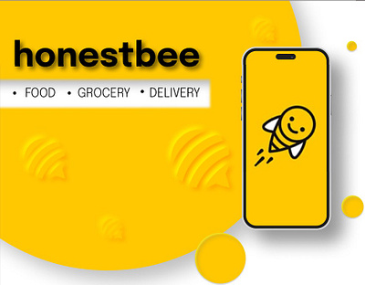 Honestbee Delivery Mobile App app branding design graphic design illustration logo typography ui ux vector