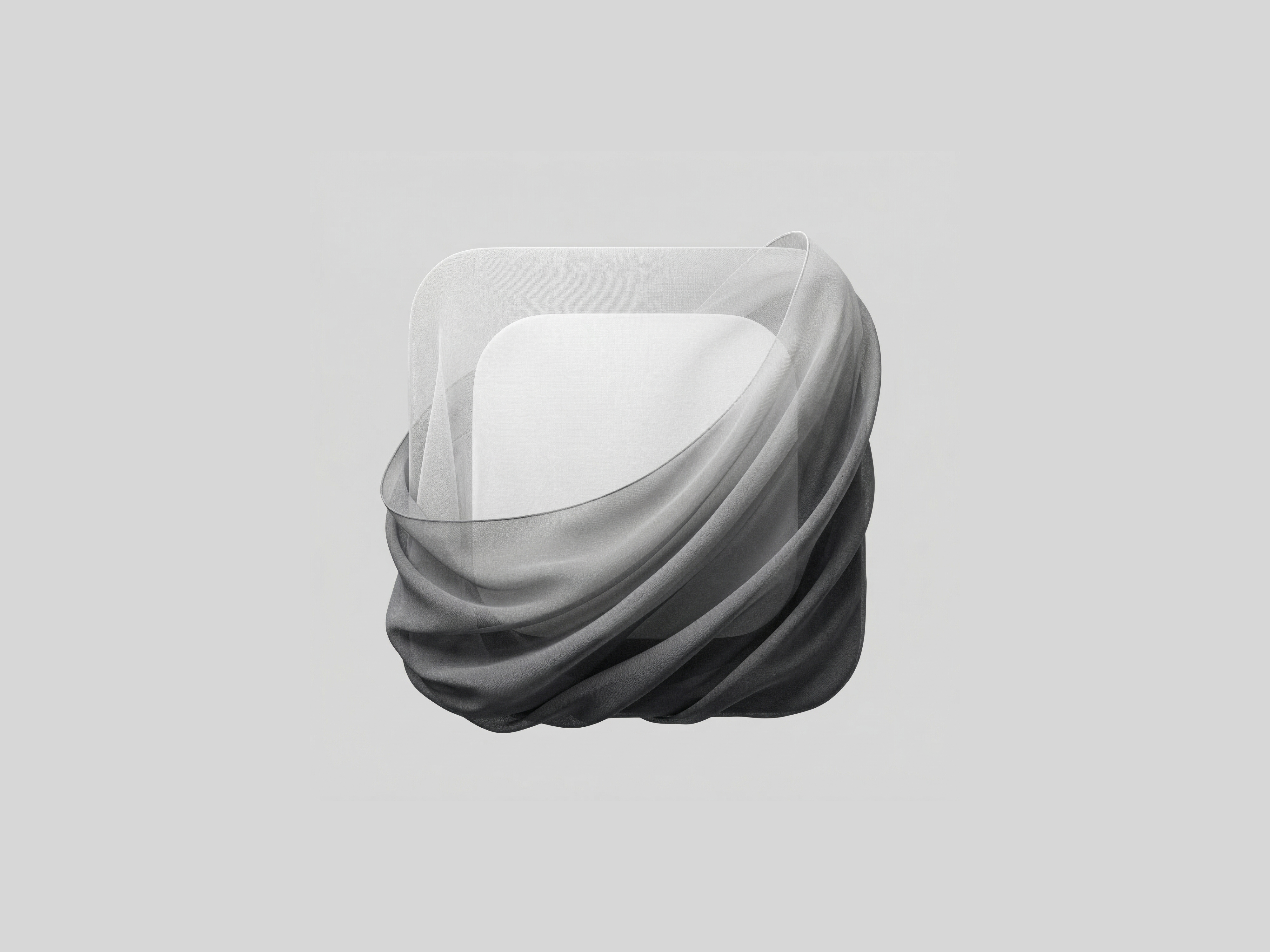 Voile metadata app icon for Mac OS 3d app store branding dark icon icon design illustration logo macos minimal product design render