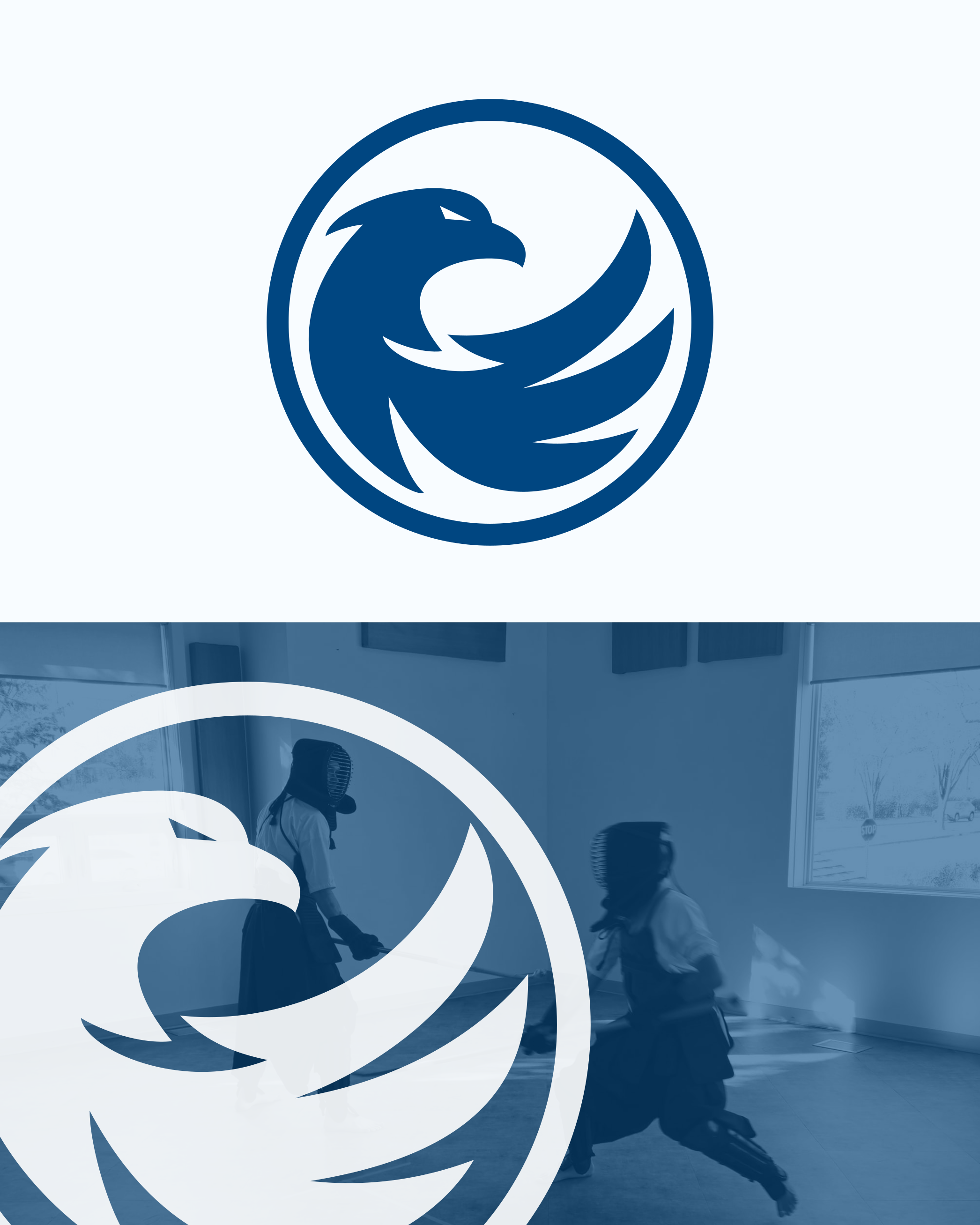 Logo Design for River Valley Naginata Club branding commission design eagle freelance work graphic design graphic designer logo logo design logo design branding logo designer naginata vector