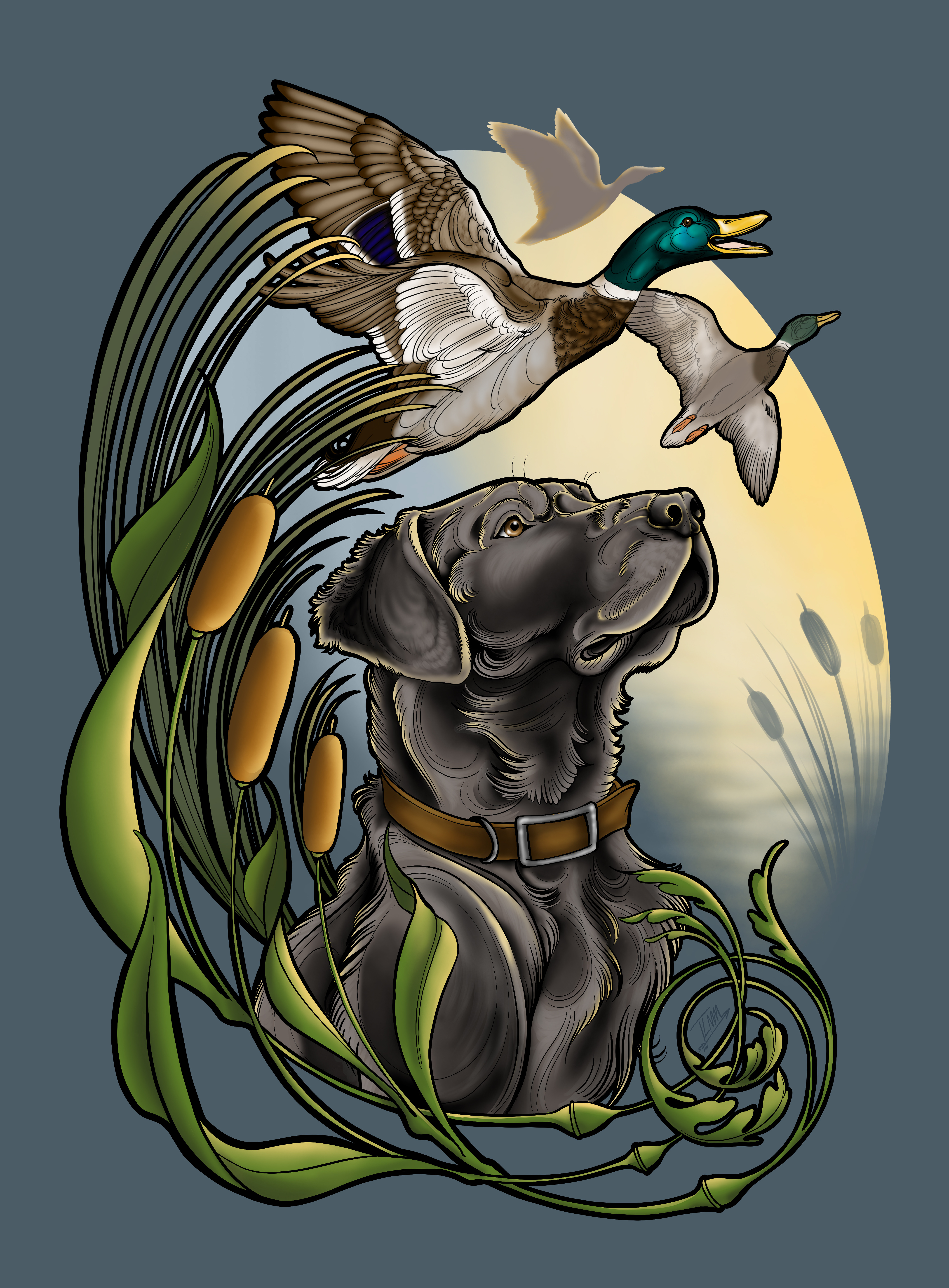 Example of Detailed Custom Illustration Or Painting