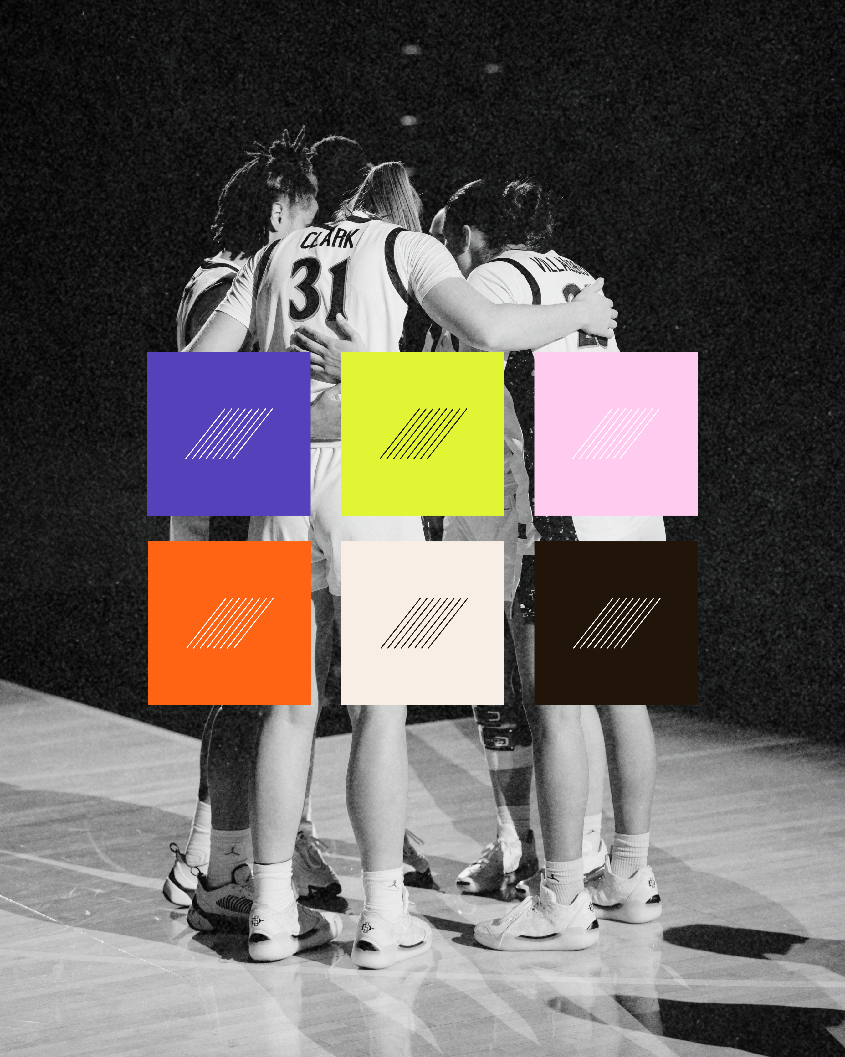 Women's Sports Xcelerator - Art Direction aesthetic art direction brand direction branding clean color colorful female brand gradient graphic design impactful logo sports typography women womens sports