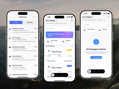 Logistic Tracking Mobile App clean interface data visualization delivery app delivery tracking design fleet management logistic tracking logistics app order tracking package tracking real time route tracking shipment tracking status updates supply chain tracking system ui ui kit ux