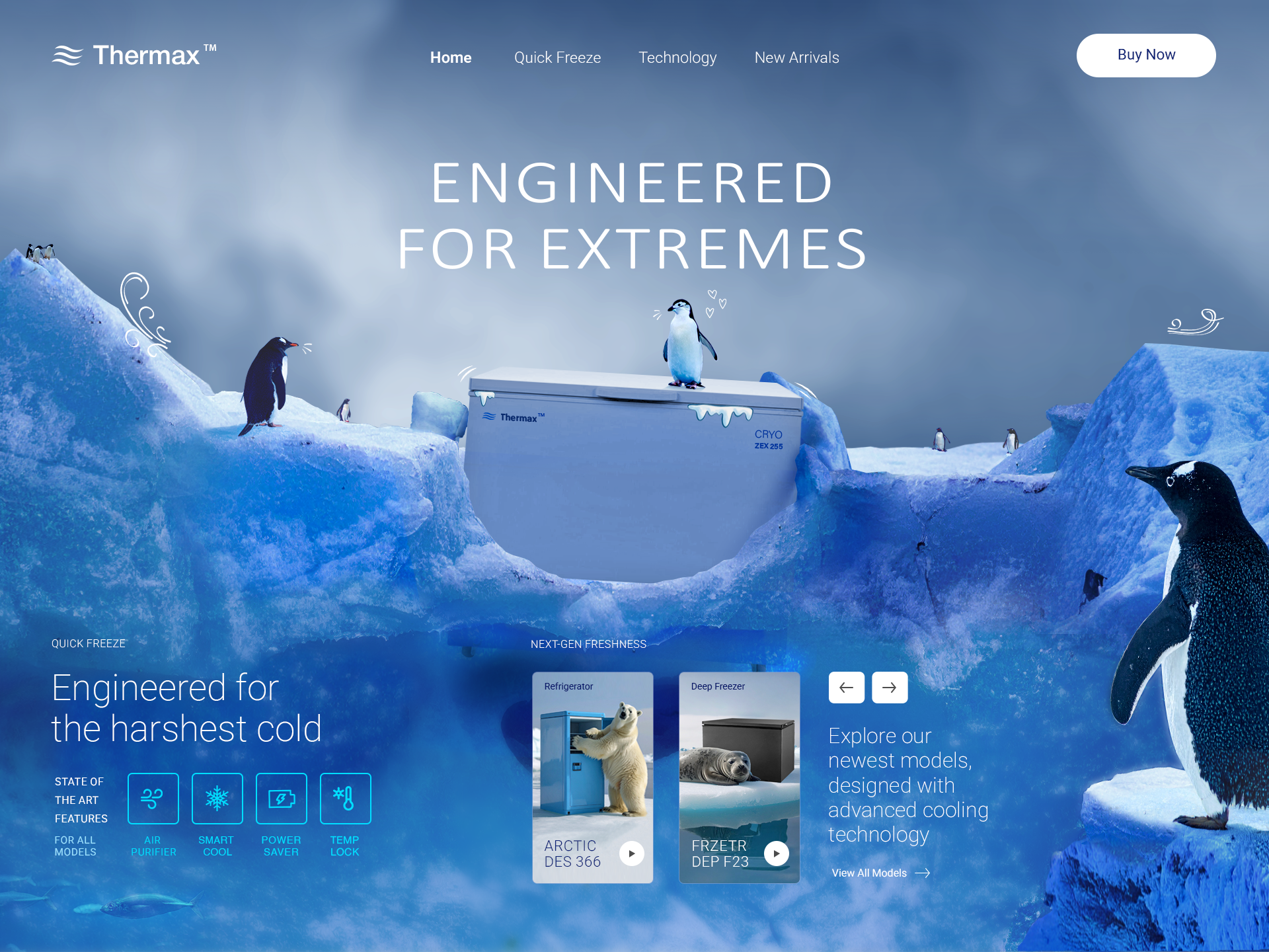 Thermax - Sealed in Purity design elegant graphic design modern sleek web design