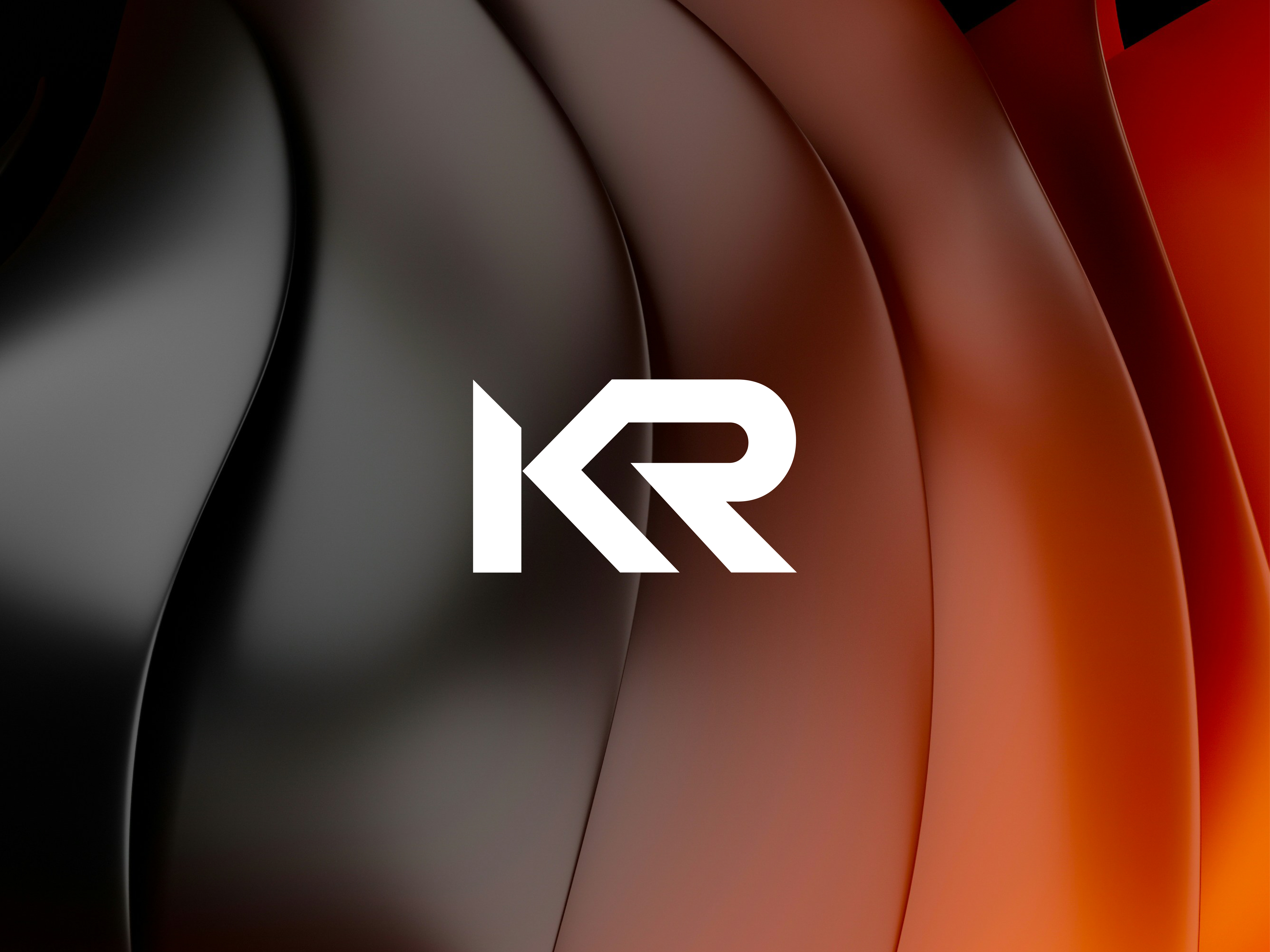 Modern Initial Letter KR Logo Design, Monogram Logo branding design graphic design icon logo illustration initial letter logo kr logo letter kr letter logo logo monogram logo rk logo typography ui ux vector