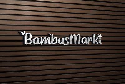 BambusMarkt Logo Design bamboo logo brand identity branding design graphic design icon design logo typography wordmark logo