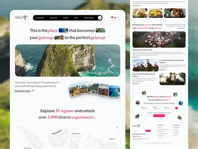 Wonderful Indonesia Landing Page