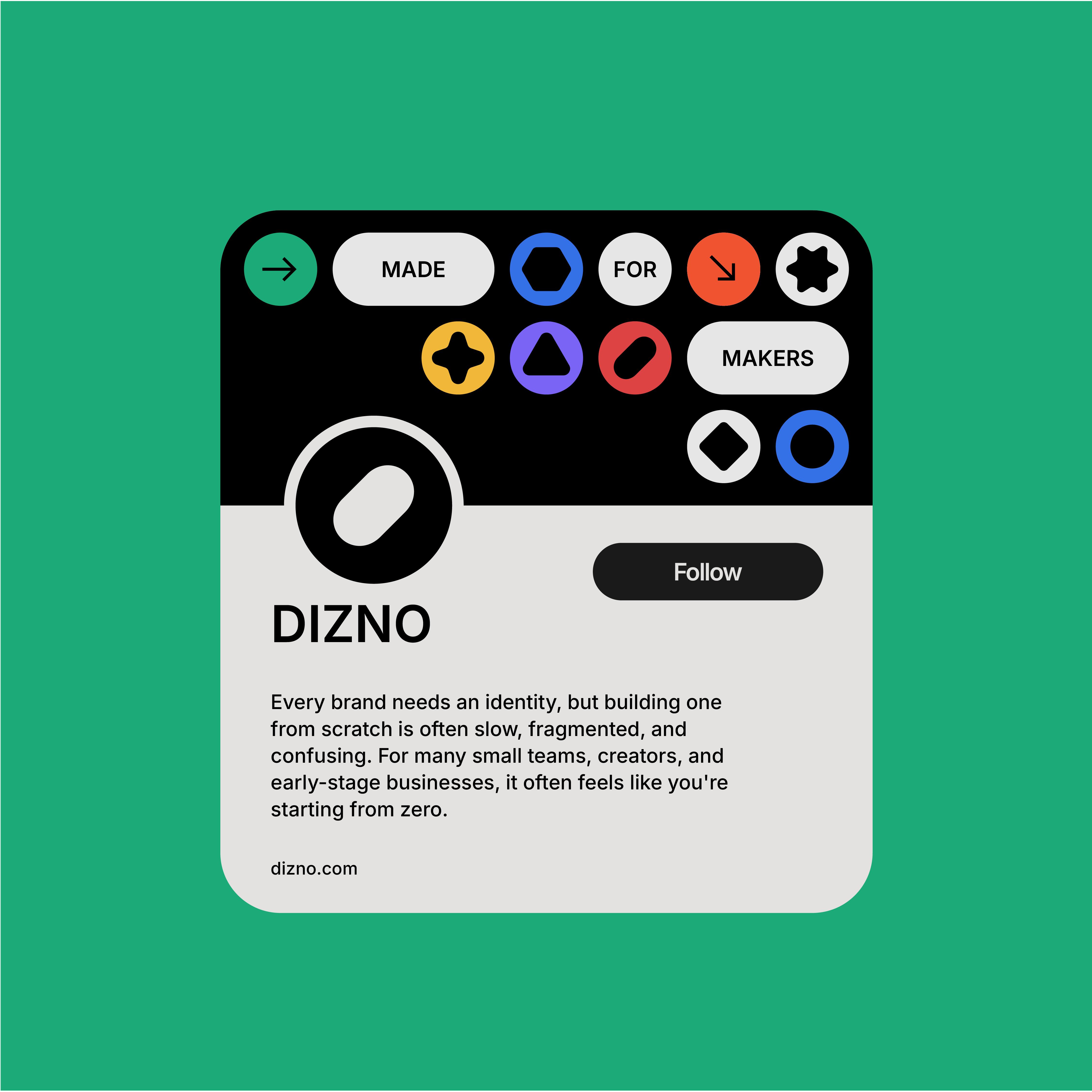 Form & Color in Motion | Dizno branding animation colorful design creative brand identity design form and color in motion logo motion motion visual identity design