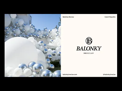 Balónky Břeclav. Balloons Studio. Logo & Brand Identity. concept ballons brand design branding branding identuty company branding corporate graphic design horrica identity identity design logo logo design logotype logotype design minimalistic branding minimalistic logo monogram monogram logo studio visual identity