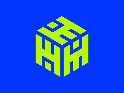 HHH h logo icon letter letter h lettering lettermark logo mark monogram type typedesign typography