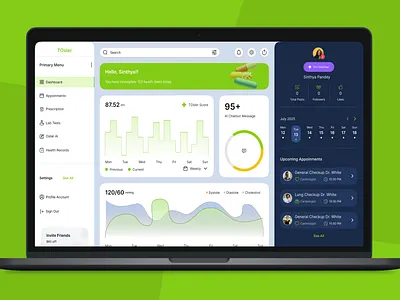 Medical dashboard admin panel analytics dashboard clean ui dashboard design data visualization digital health dribbble shot figma design health app healthcare ui hospital system interface design minimal modern aesthetic minimal design modern ui patient tracking ui design ux design