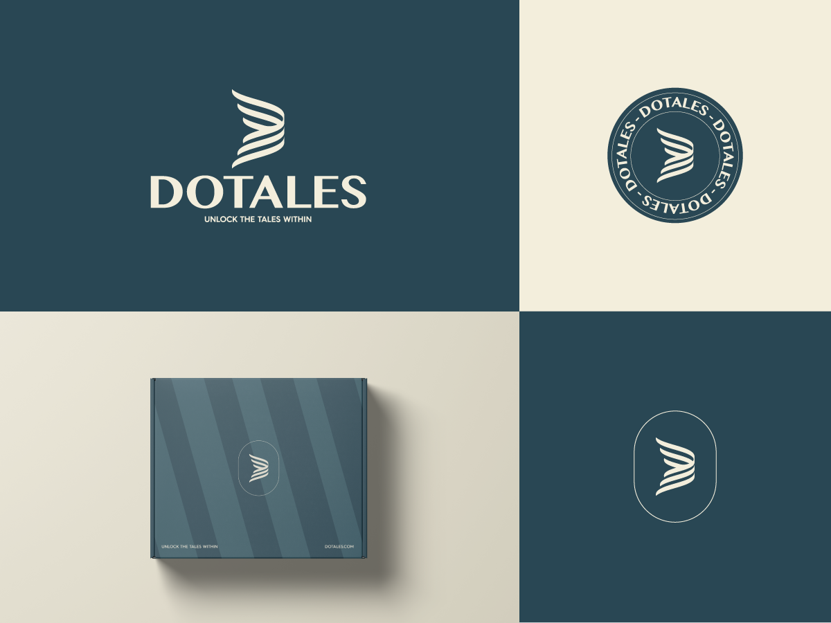 Dotales Logo Branding box branding clean dotales graphic design logo logomark mark minimal shoes vector