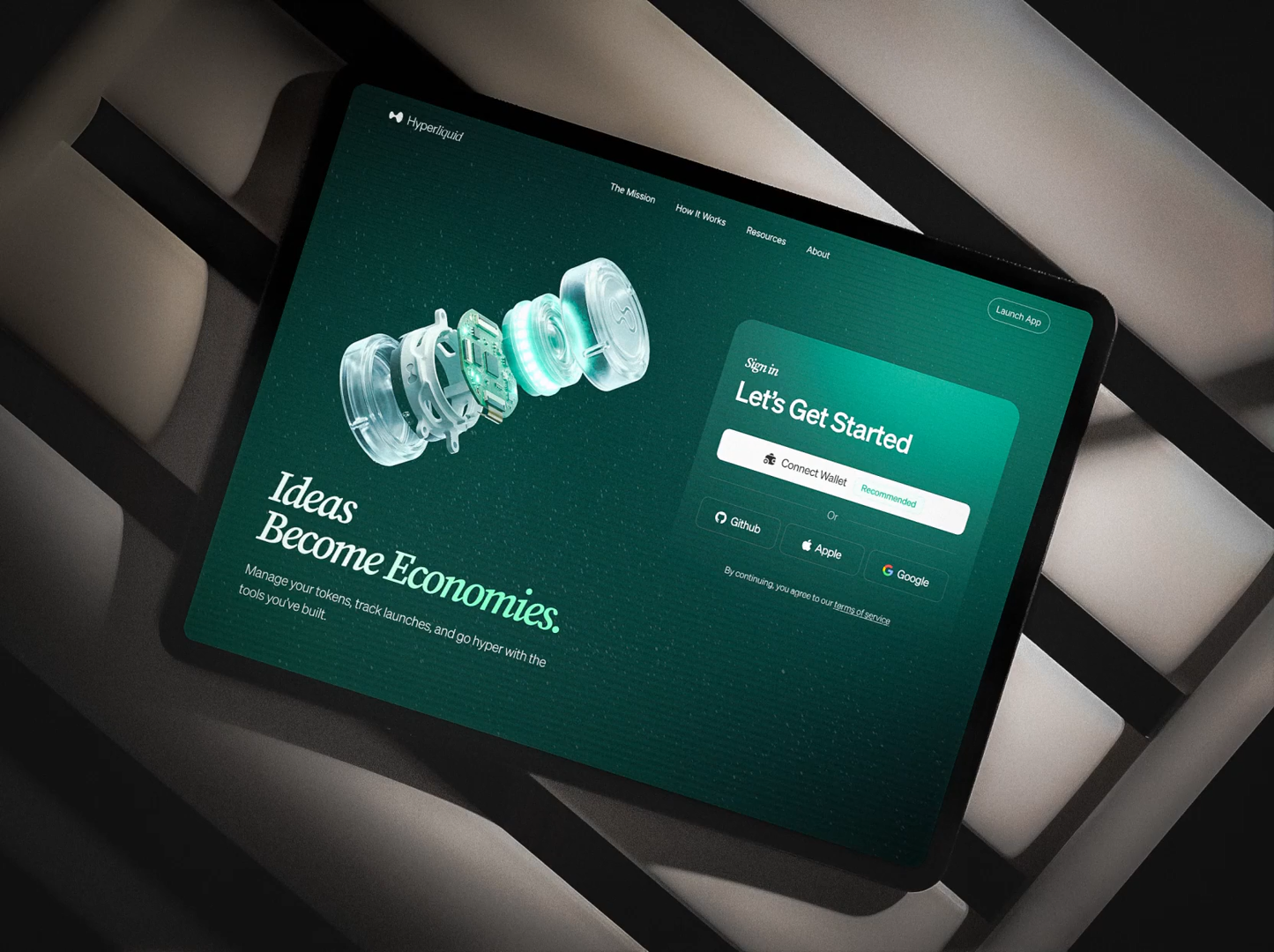 Example of Hyperliquid – Crypto Sign In & Wallet Connection | Web3 UI