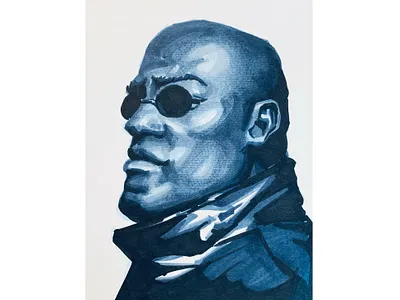 Portrait 16 cartoon cartoon illustration cartooning character design design illustration marker matric matrix morpheus portrait portraiture procreate sketchbook