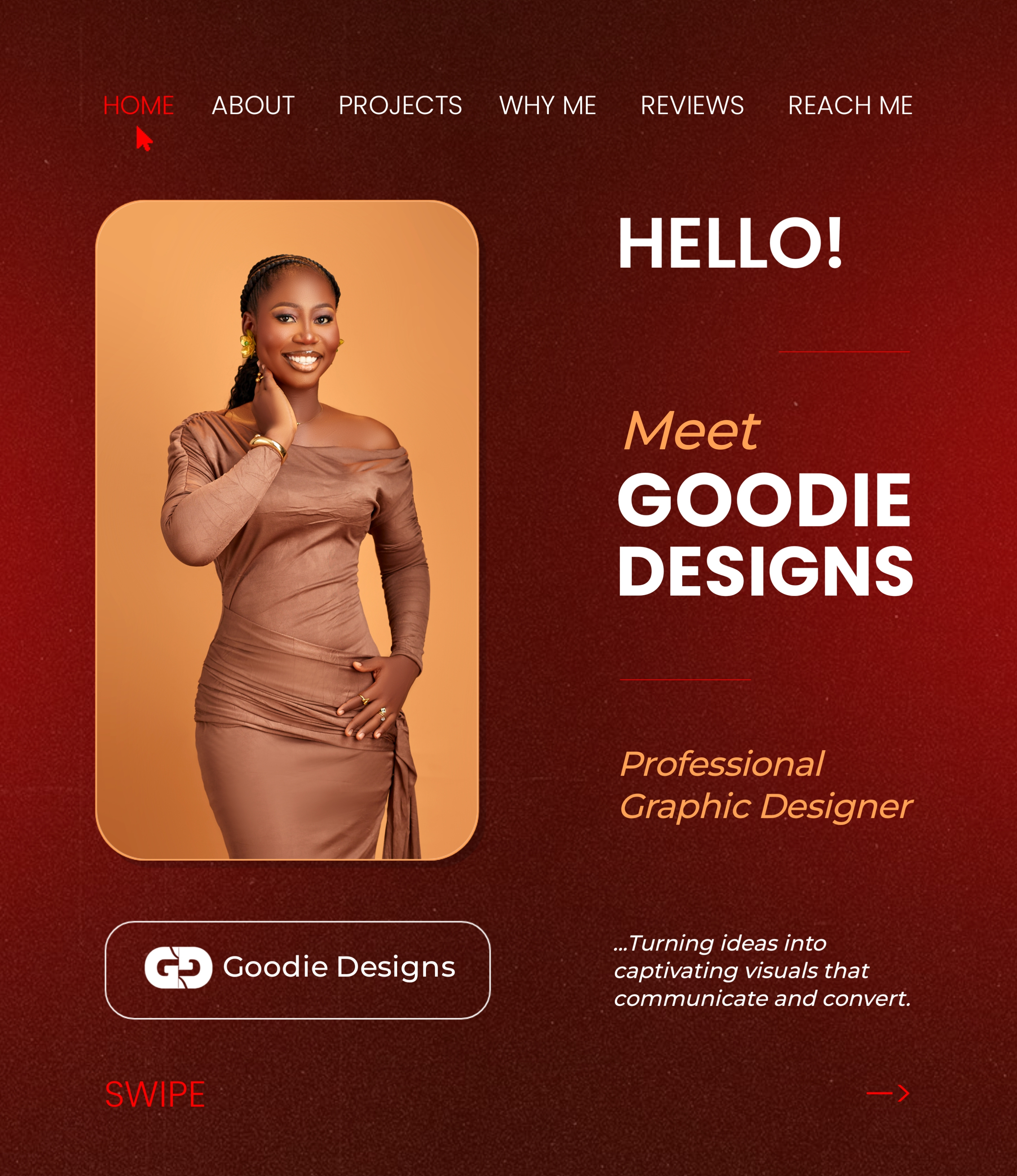Example of Portfolio Design For Goodie Designs