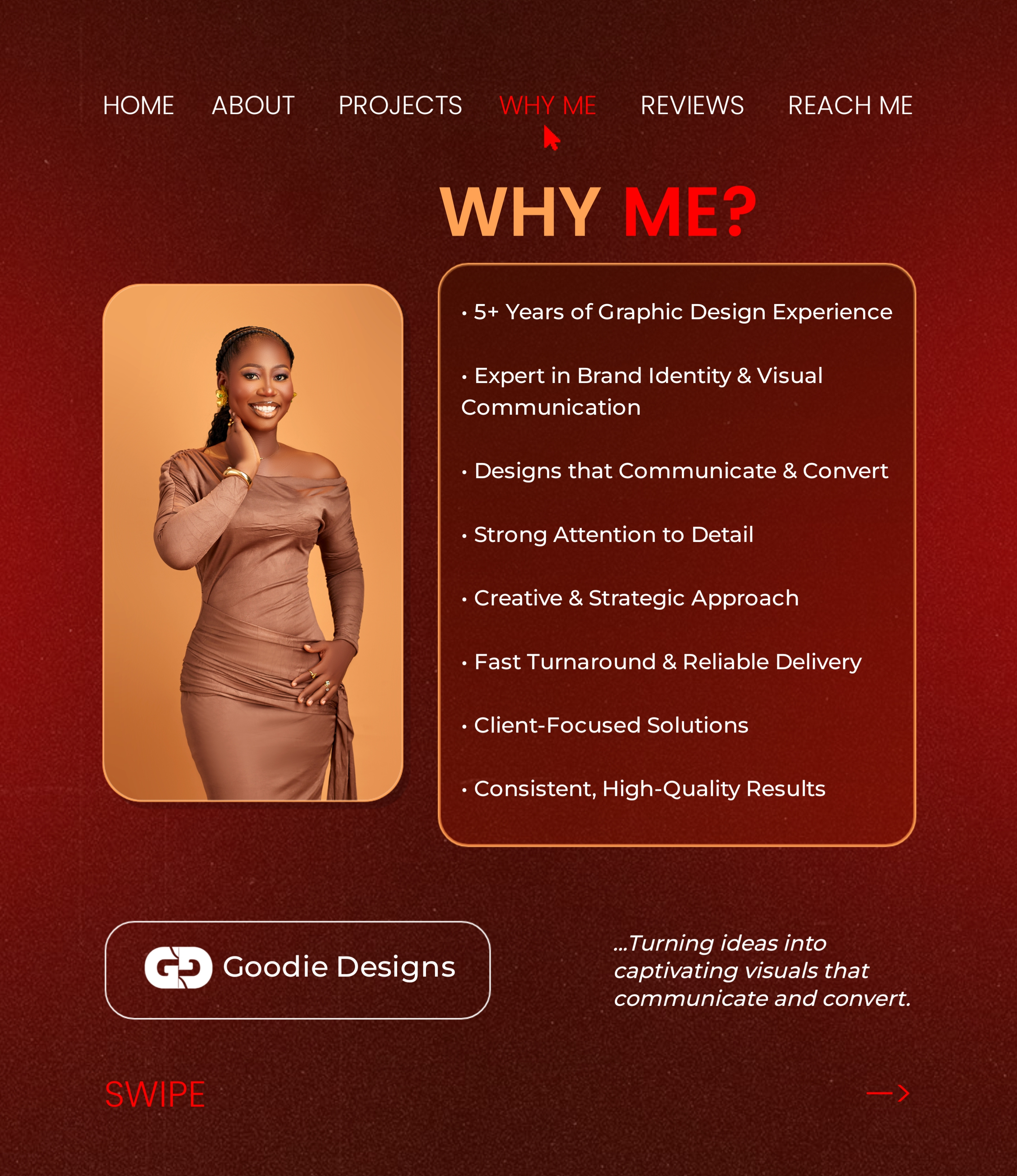 Example of Portfolio Design For Goodie Designs