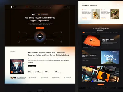 Webflow Digital Agency Template agency creativedesign darkmood designstudio figma uiux webdesign webflow