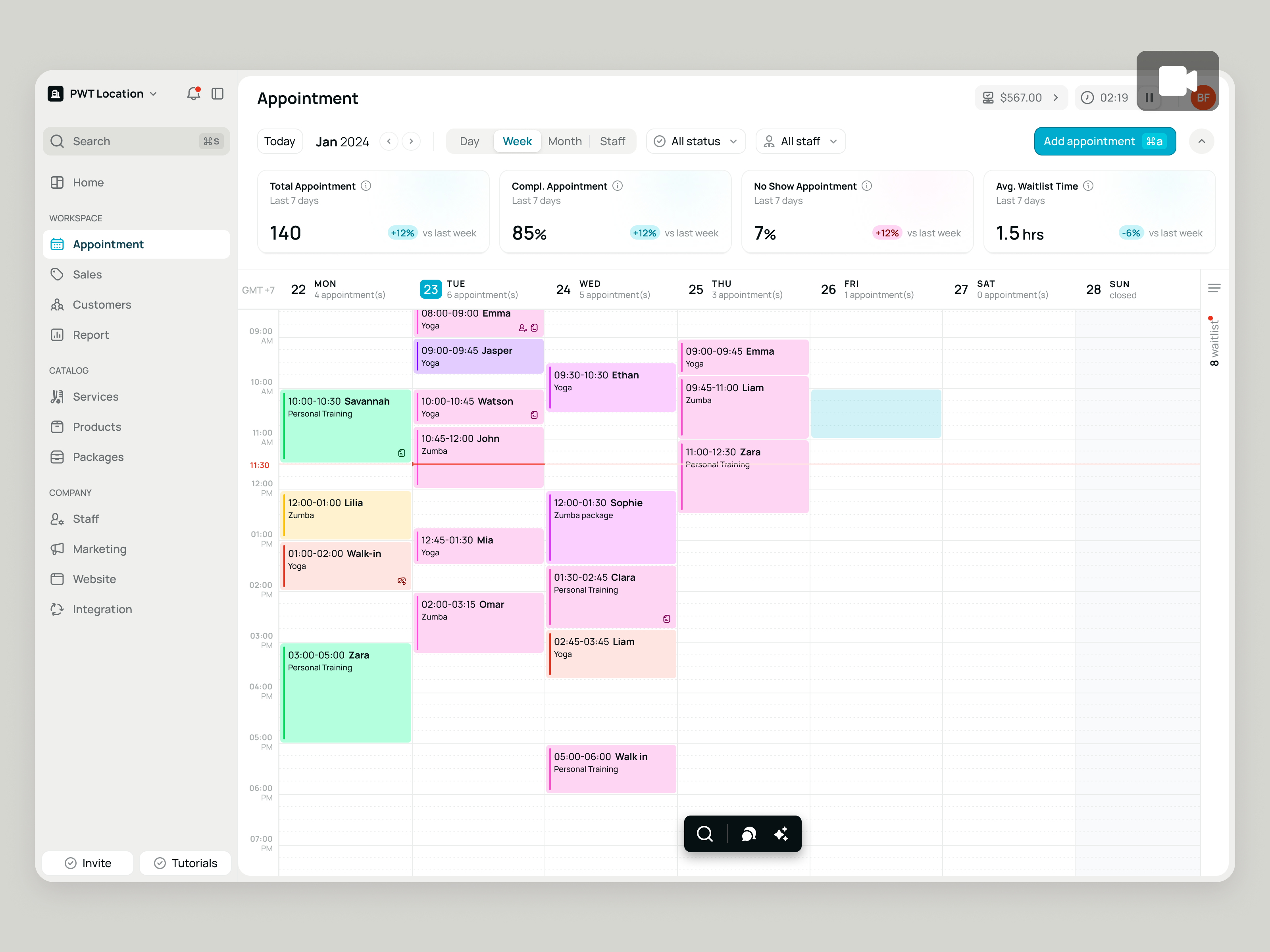 Schedulo — Create & Reschedule Appointments in SaaS Booking ai appointment booking business calendar customer dashboard homepage marketing product design saas saas design schedule scheduling services staff management ui ux web builder web design