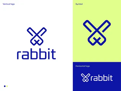 Rabbit logo design animal app icon app logo application branding bunny creative it logo logodesign logodesigner mark rabbit saas software startup startup logo symbol tech