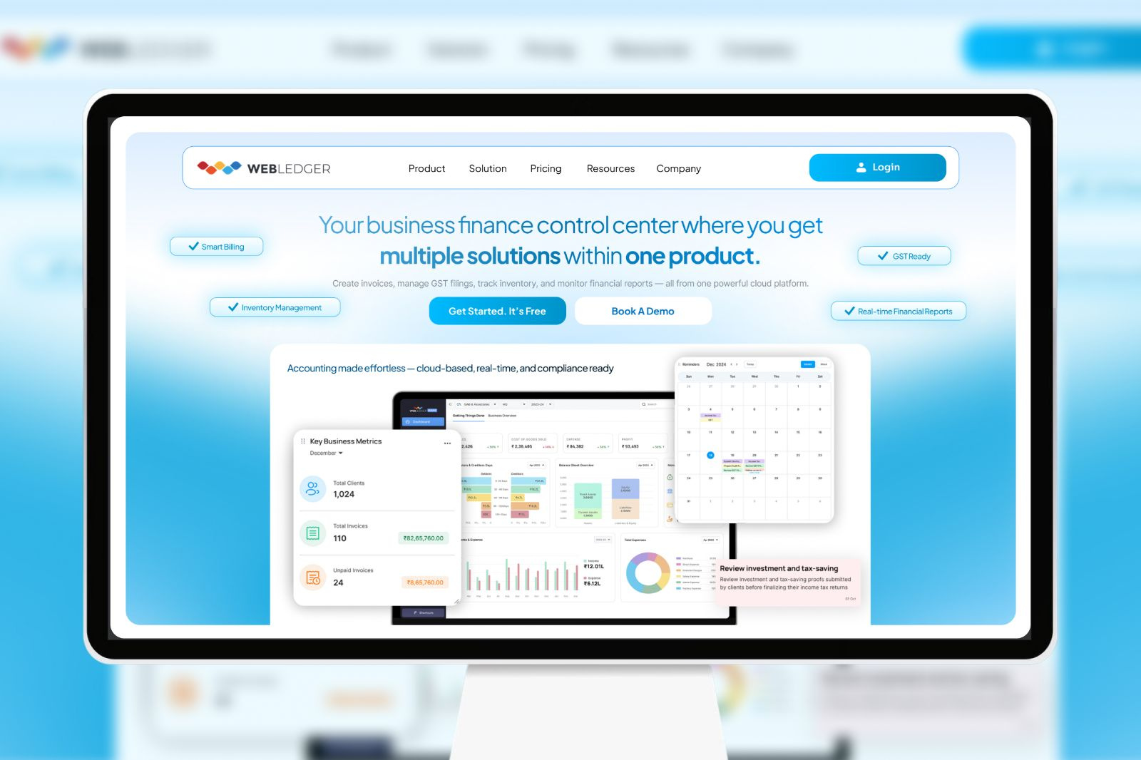 Example of Single Page Site (Landing Page)