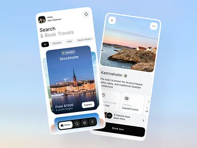 Travel Marketplace Mobile App Design android design app design application ui booking app interactive map location based app marketplace platform material design mobile app design mobile interface mobile marketplace mobile ui tour booking travel app travel ui ui ux design