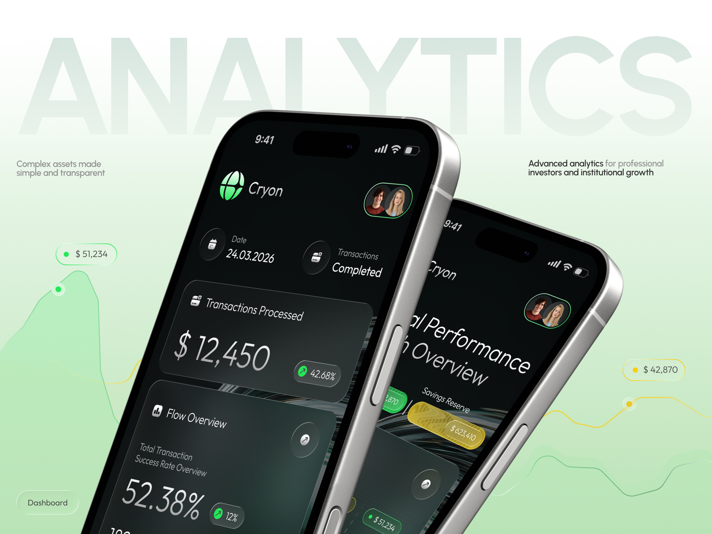 Cryon | Advanced FinTech Analytics & Institutional Growth Platfo app analytics dashboard b2b saas app finance app finance application finance ui design finance uiux finance ux design financial app financial application financial ui design financial uiux financial ux design fintech app fintech application fintech ui design fintech uiux fintech ux design