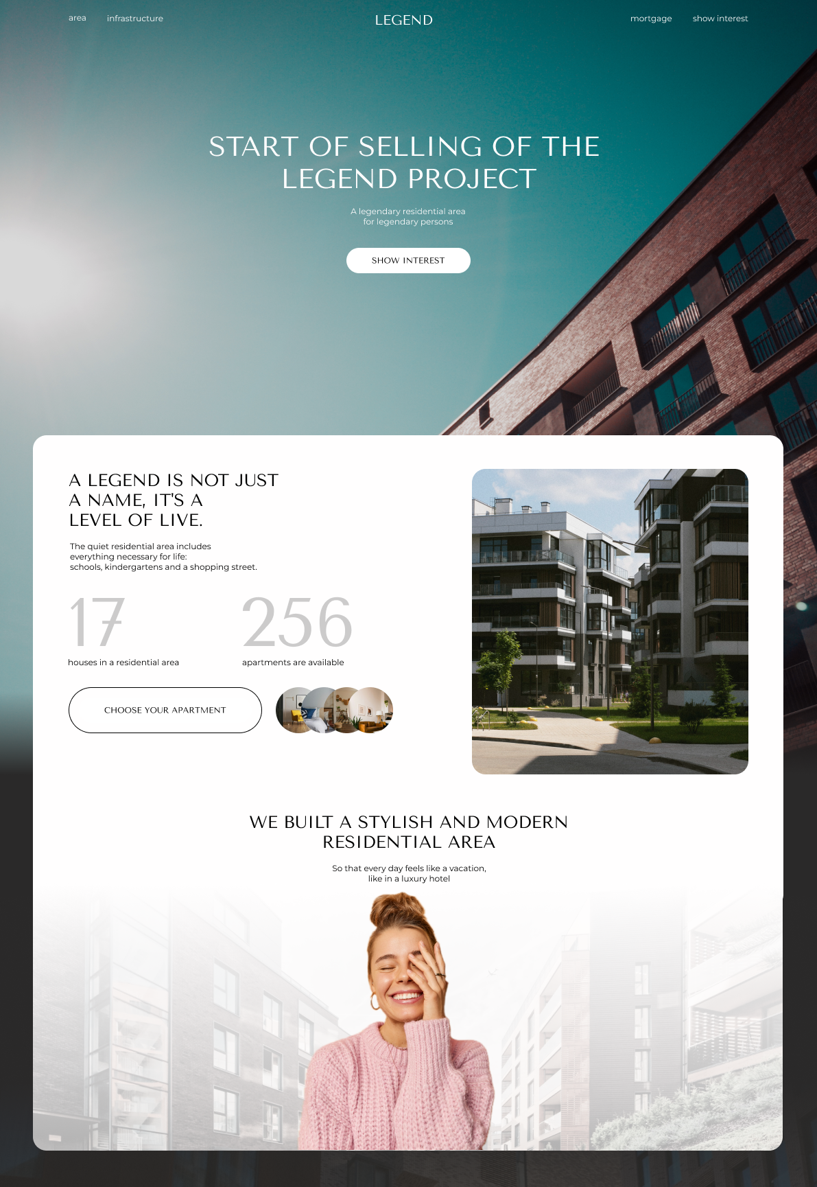 Website Apartment for selling (studying project)