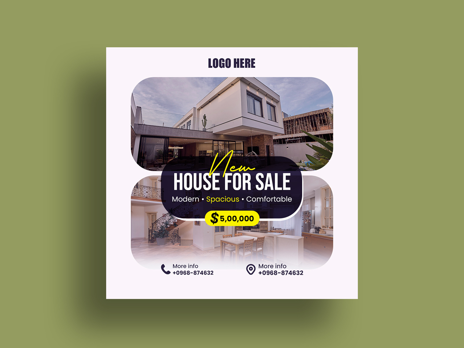 House sale banner advertising design banner business banner creative design facebook post graphic design home sale banner house sale instagram post modern design property advertisement property listing real estate banner real estate design real estate marketing social media design typography