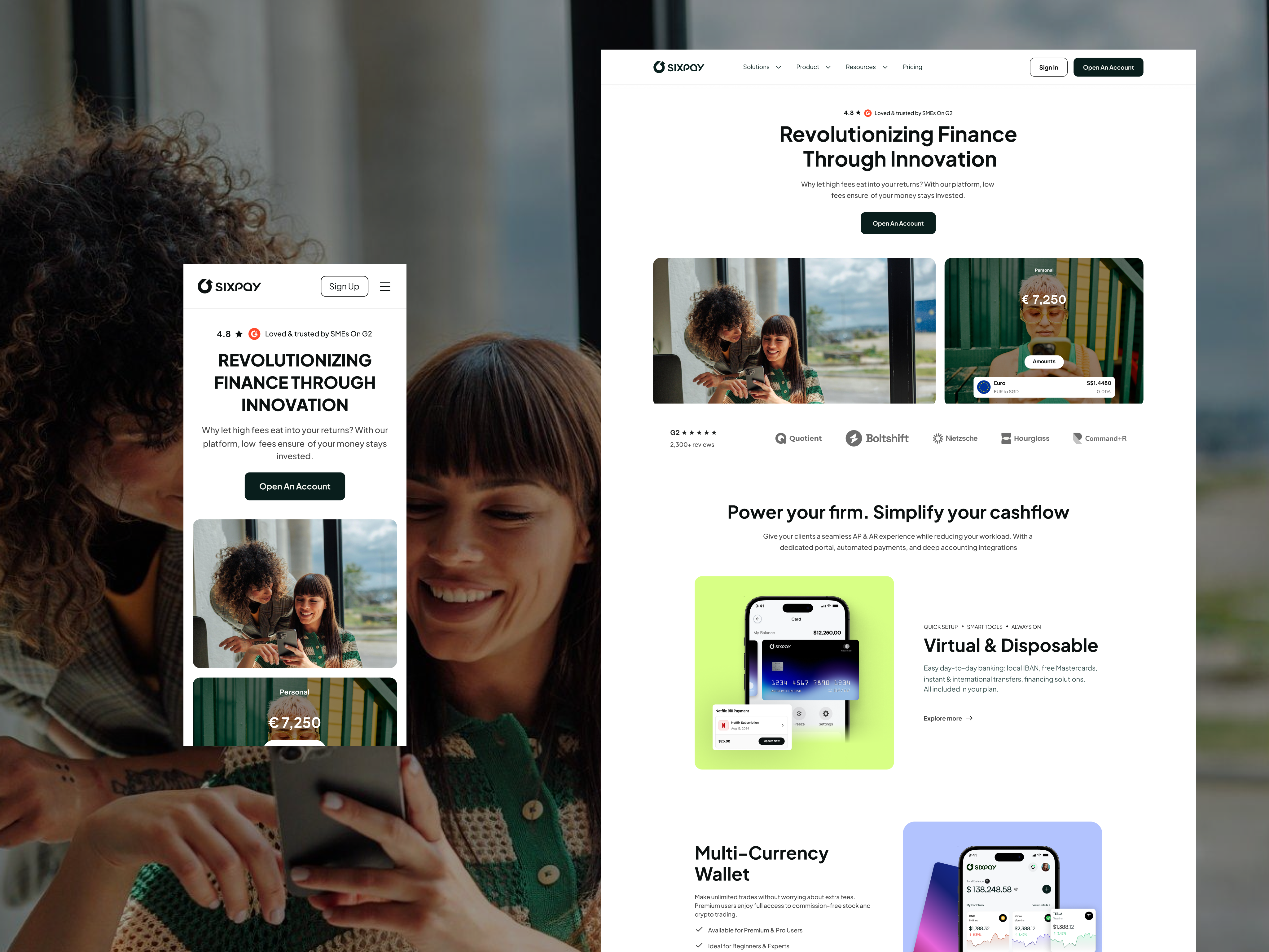 Example of Landing Page Design