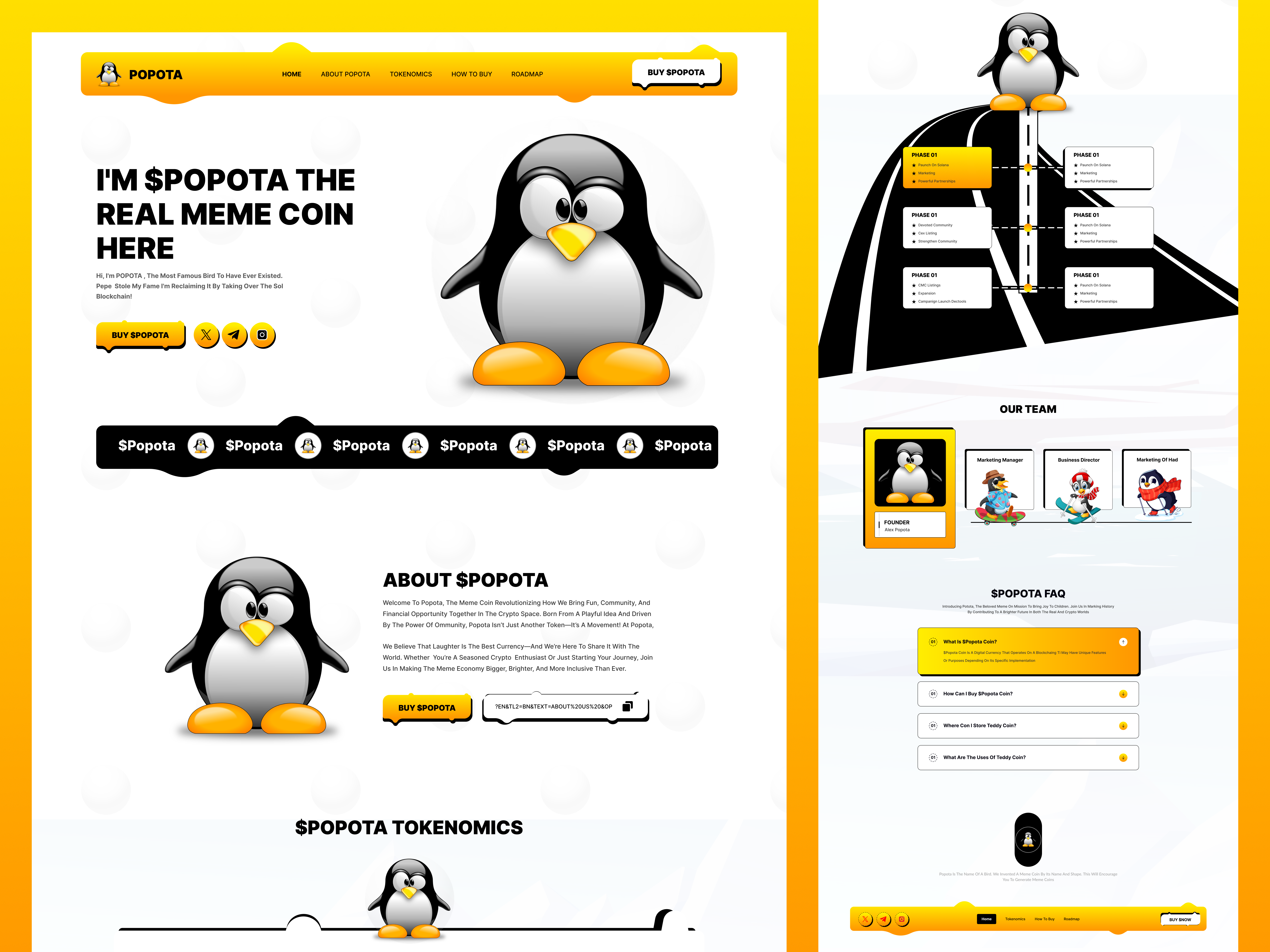Pepe Coin - Meme Coin Website. crypto website crypto website landing page interface design meme coin website meme coin website landing page pepe coin website pepe coin website landing page product design product design agency services startup services website website design