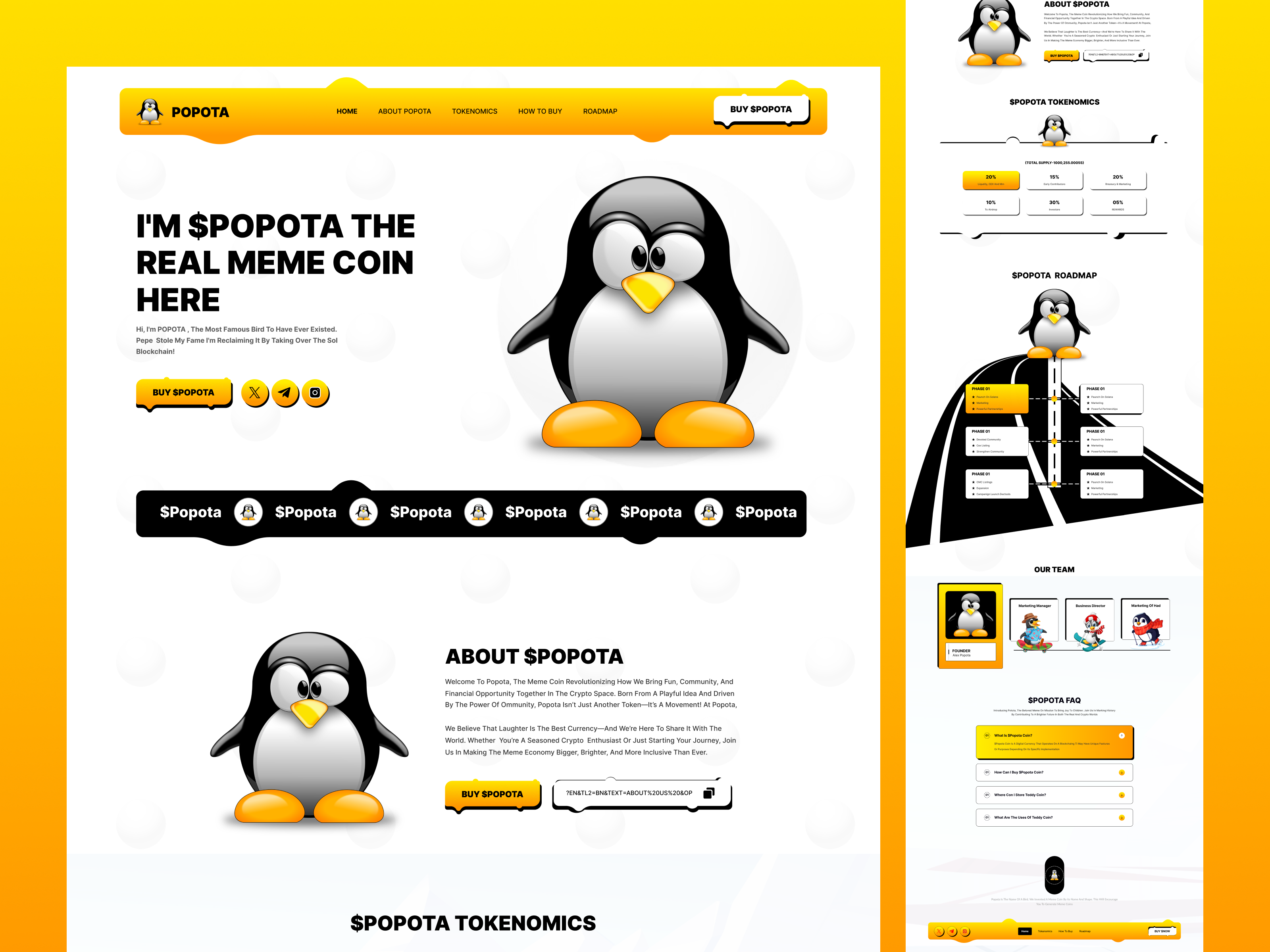 Pepe Coin - Meme Coin Website. crypto website crypto website landing page interface design meme coin website meme coin website landing page pepe coin website pepe coin website landing page product design product design agency services startup services website website design