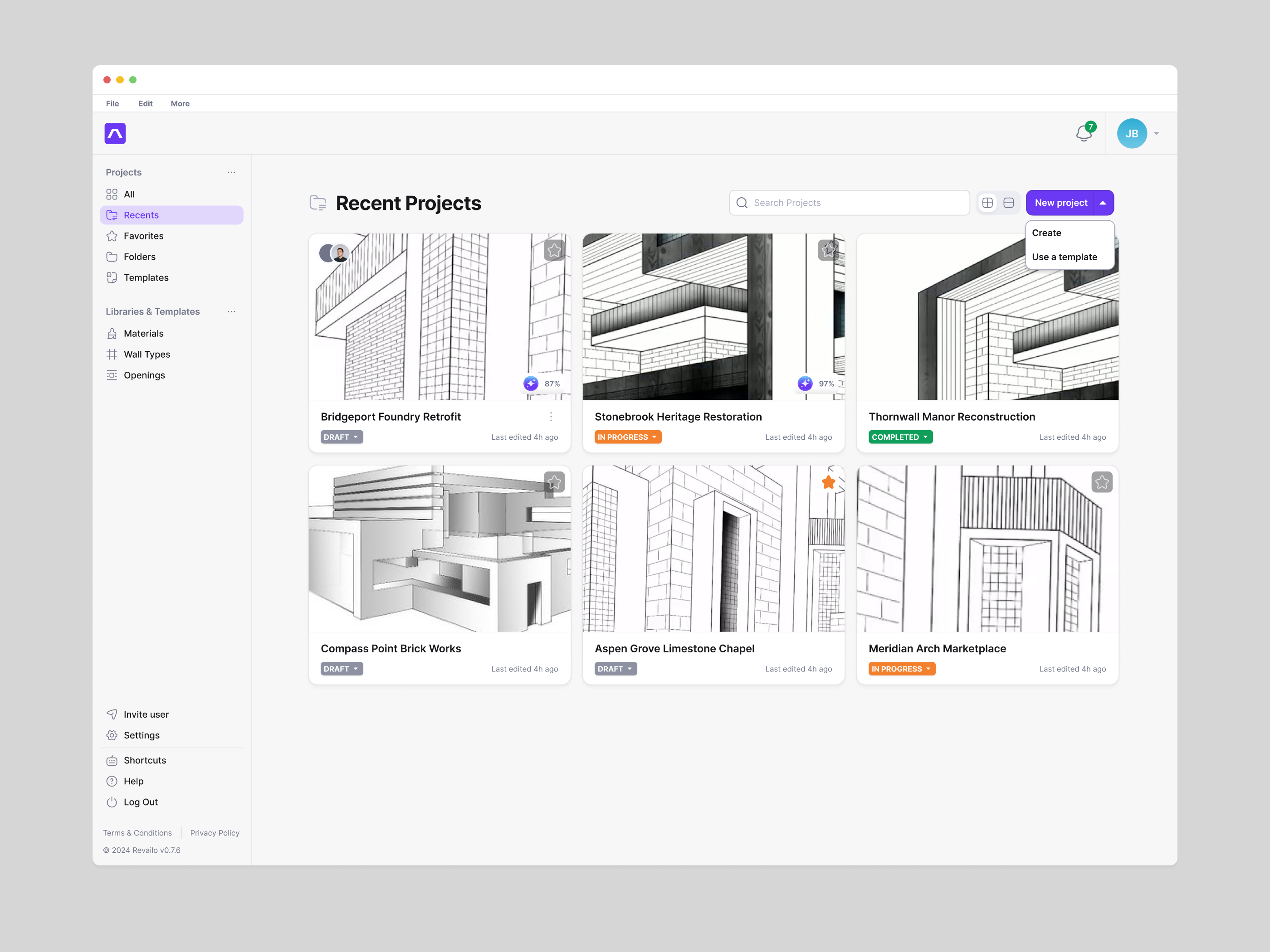 Archiden - Masonry Software UI