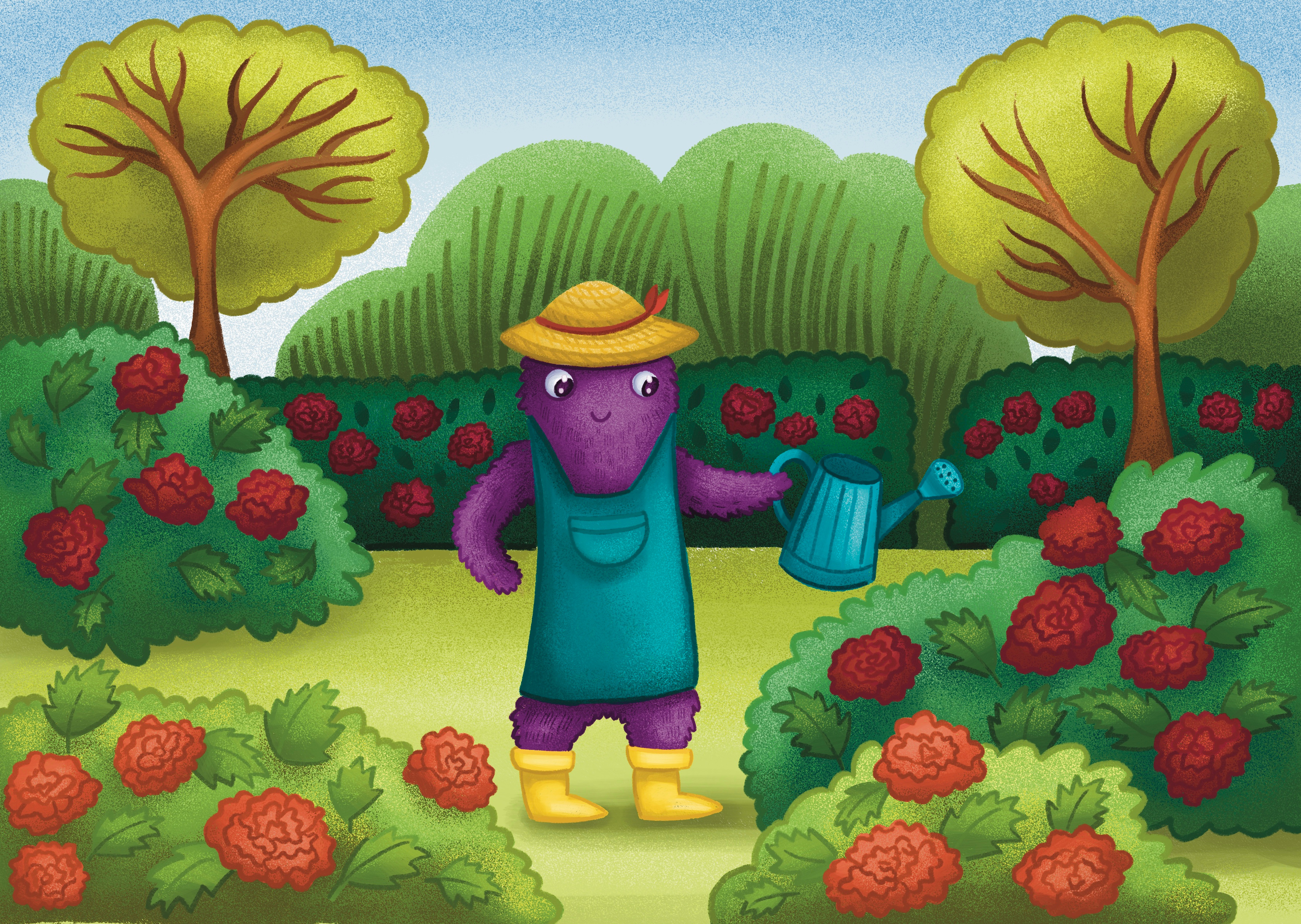 Illustrations for the 2025 calendar