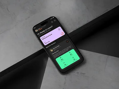 Online Course Mobile App Concept app app design course course app ios app design minimal mobile mobile app online class online course online course app online learning ui ui design uiux