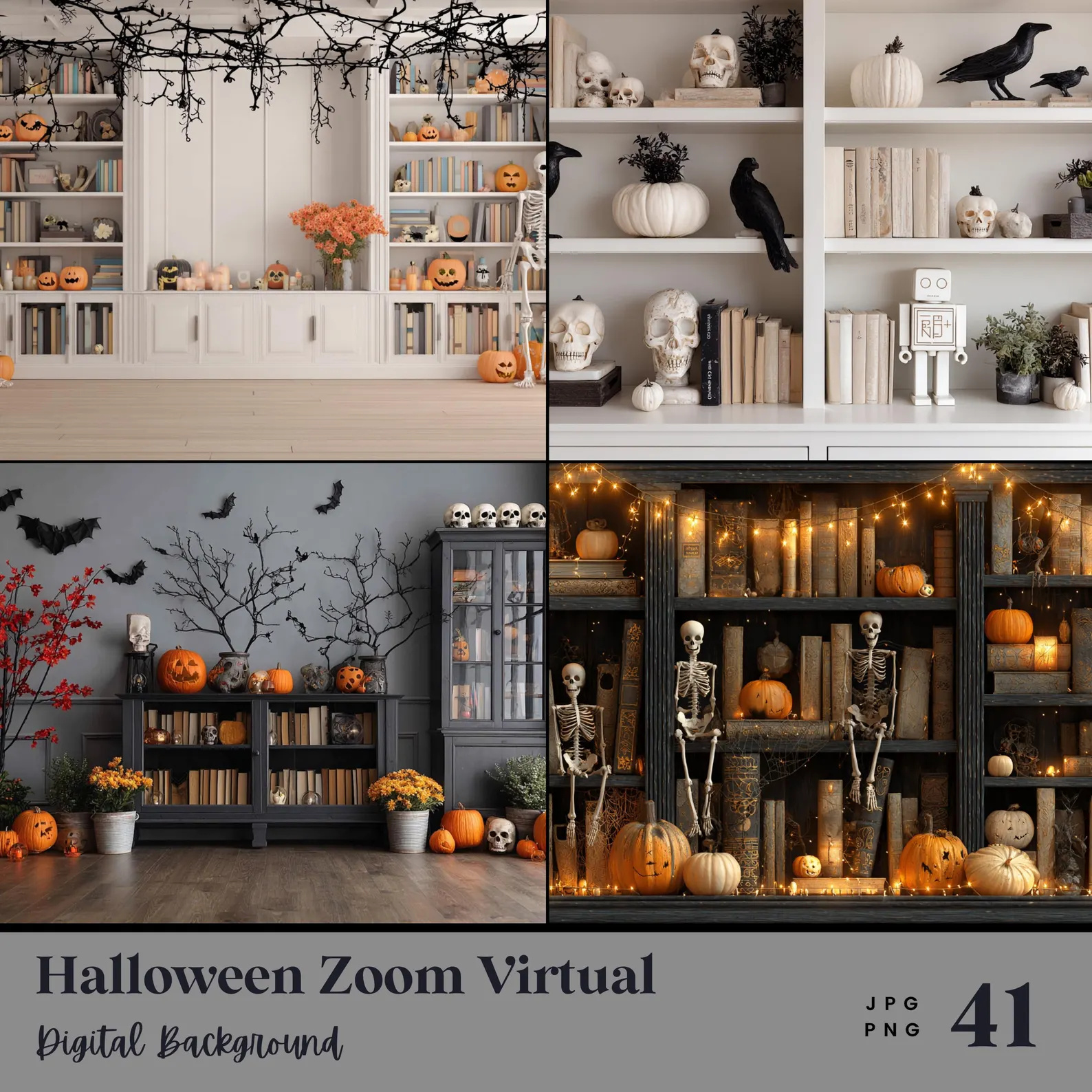 Halloween Zoom Virtual Background