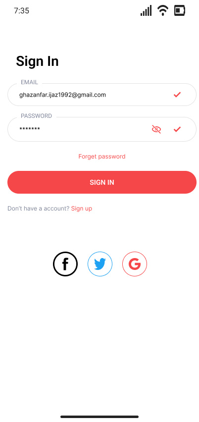 Example of Mobile App Design