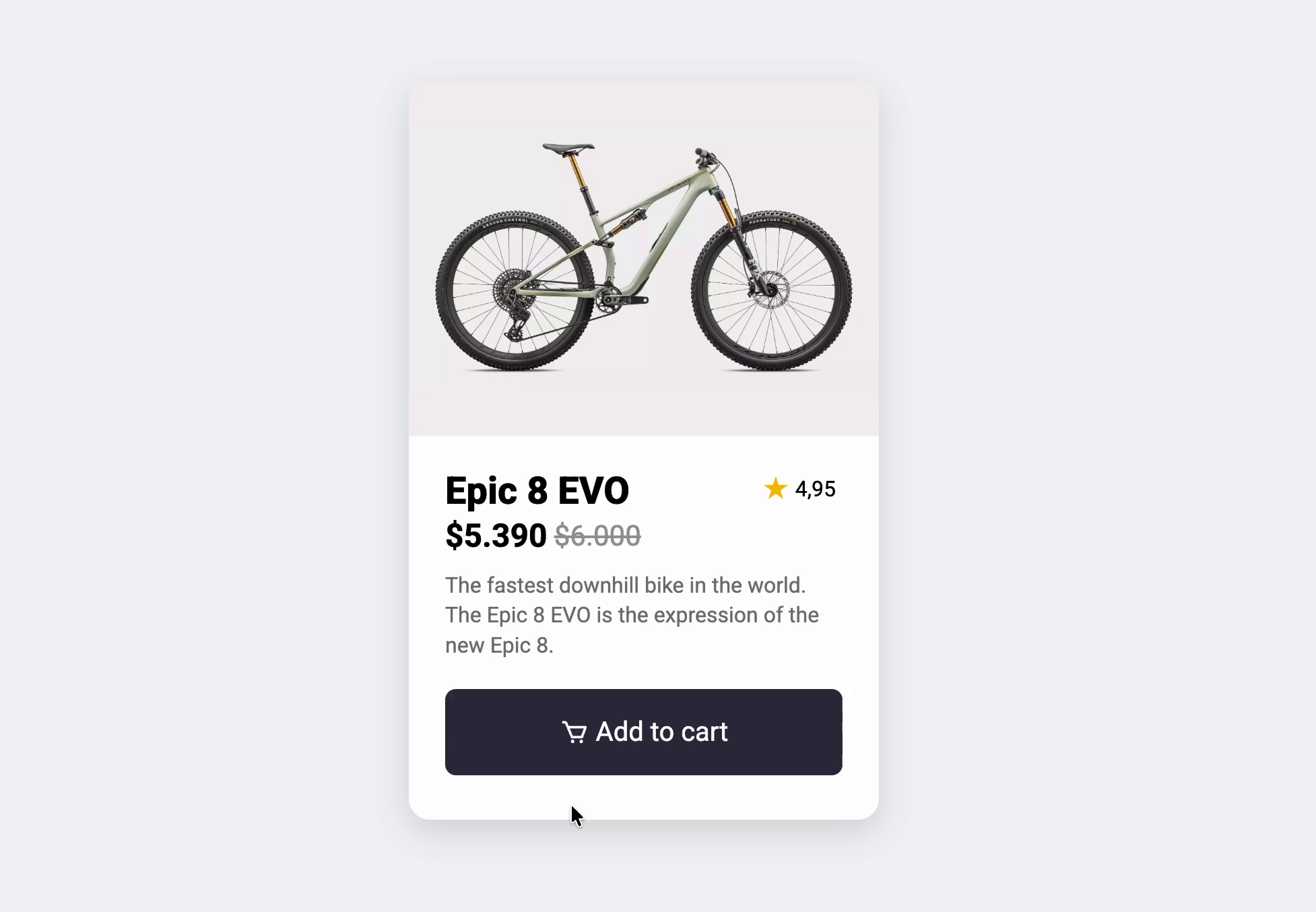 Add to cart Animation