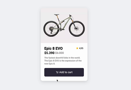 Add to cart Animation
