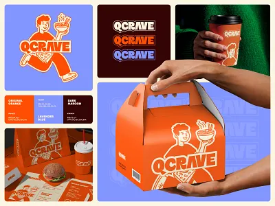 QCRAVE — Brand Identity & Packaging Design branding graphic design logo ui